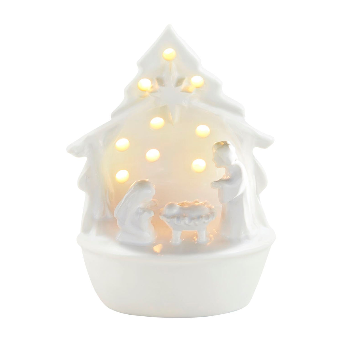 Light-Up Nativity Sitter