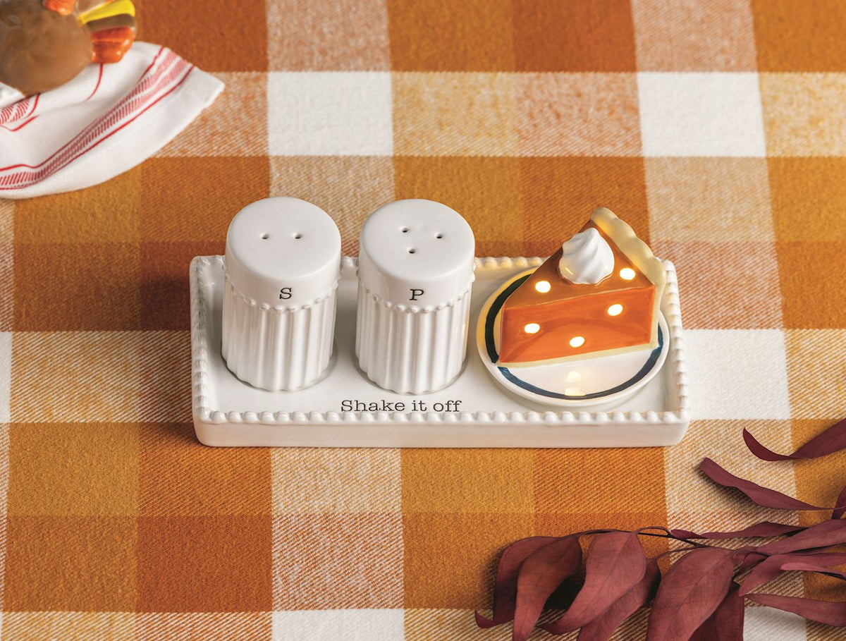 Pumpkin Pie Light-Up Sitter