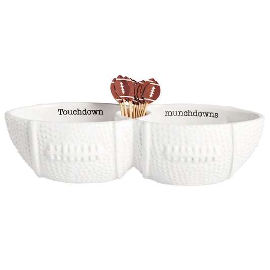 Football Toothpick Server Set