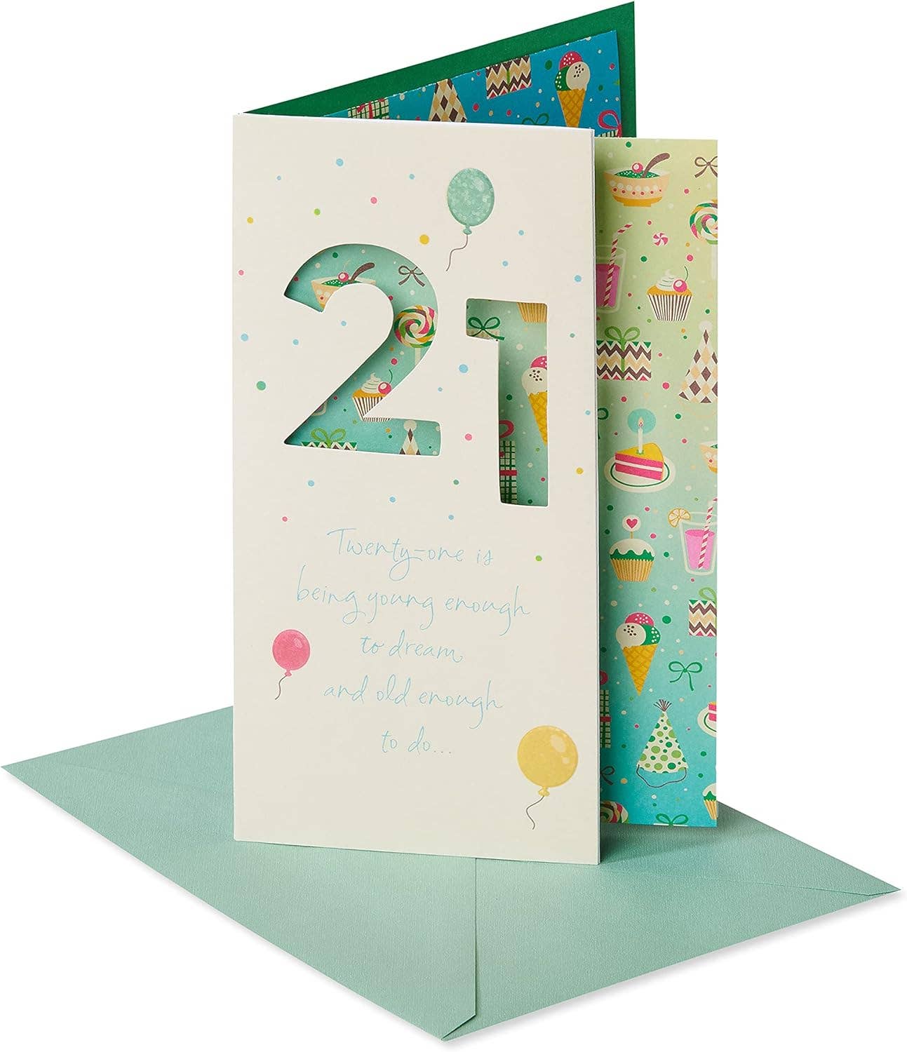 21st Birthday Card for Anyone (Time to Dream)