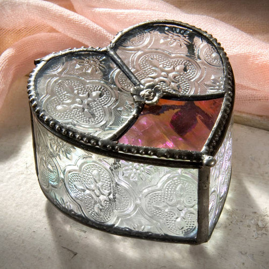 Heart Box - Jewelry Keepsake Display By J Devlin