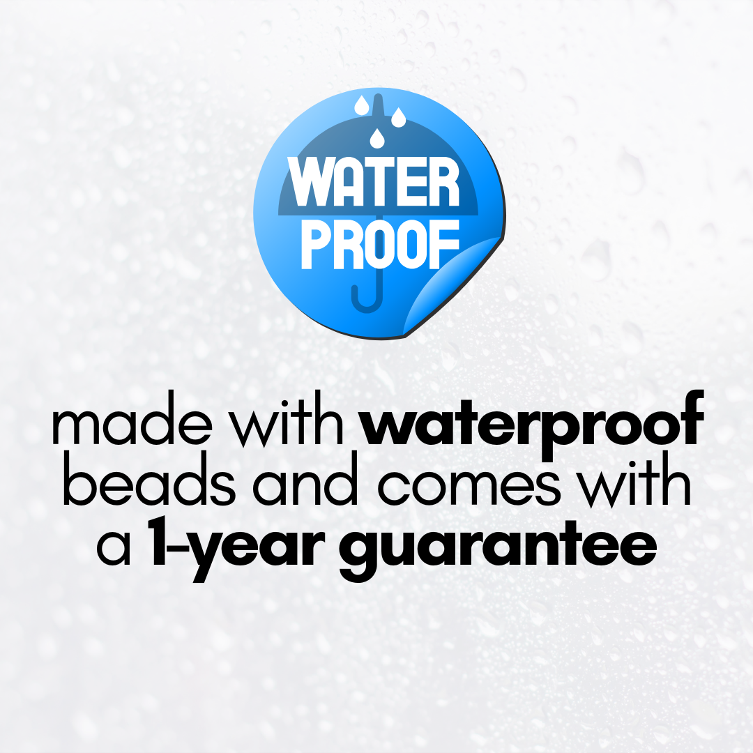 HOLY WATER Unisex GEMSTONE CROSS BRACELET