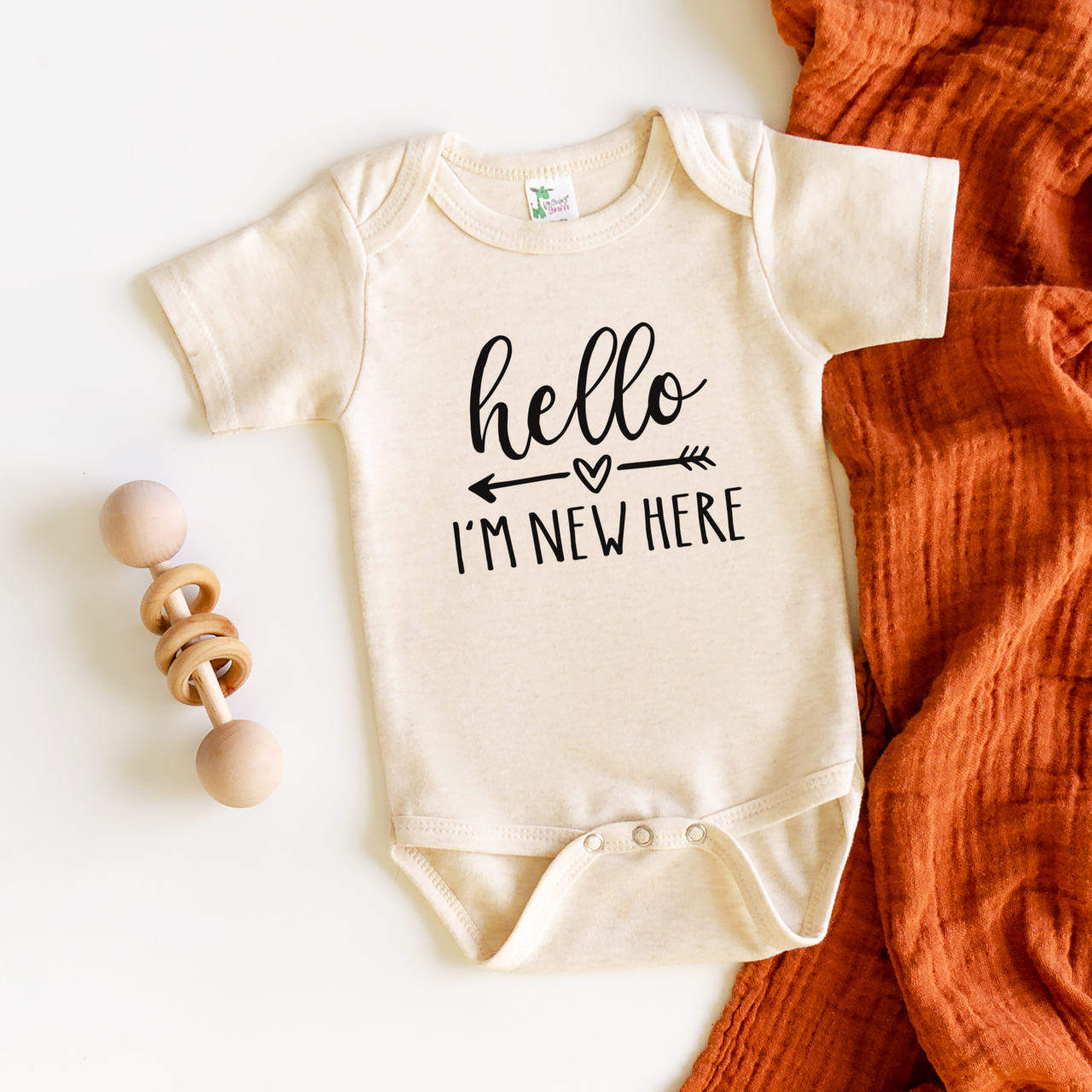 Infant Hello I'm New Here, Take Home Onesie