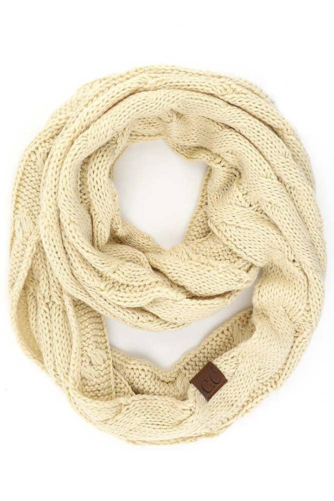 C.C Knitted Scarf