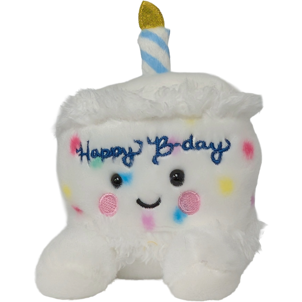 Canned Cake | Happy Birthday to You Gift | Plush B-day Cake