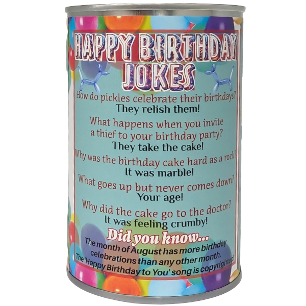 Canned Cake | Happy Birthday to You Gift | Plush B-day Cake