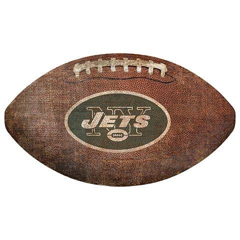 New York Jets 12" Football Shaped Sign