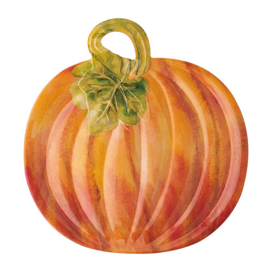 Pumpkin Melamine 16 1/4" Platter