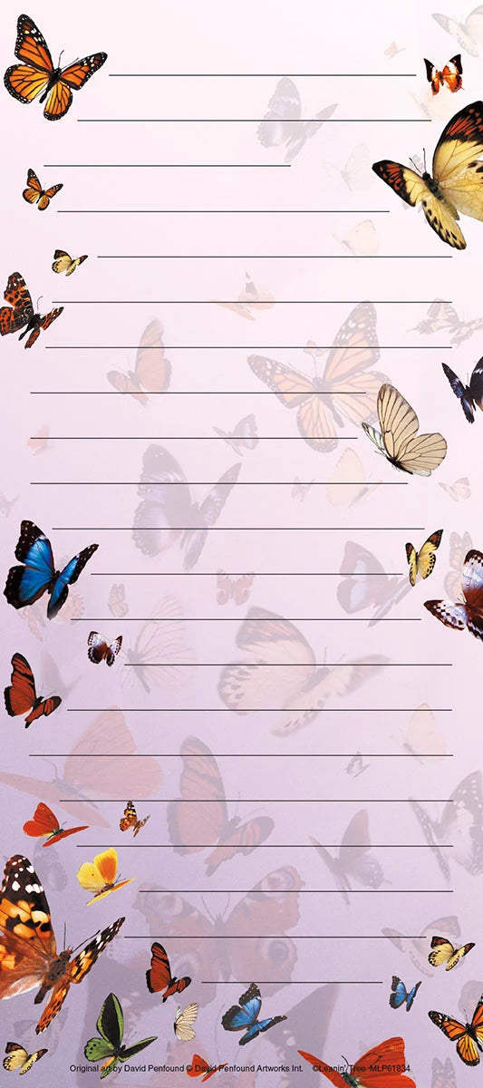 Fluttering Notes | Lighthearted Magnetic List pad