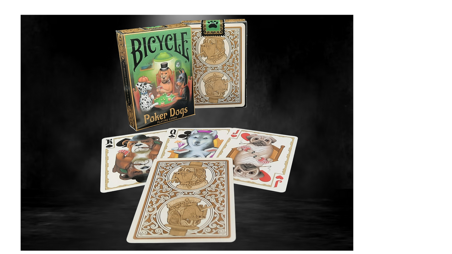 Bicycle Poker Dogs V2 Playing Cards