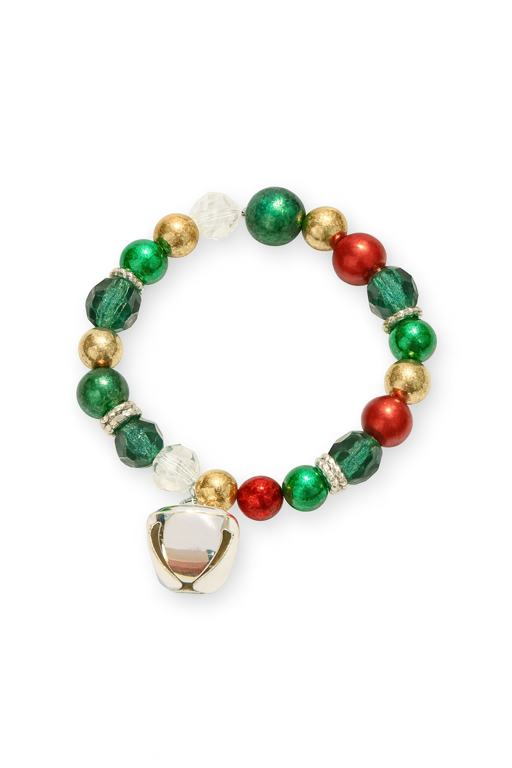 Beaded Jingle Bell Bracelet