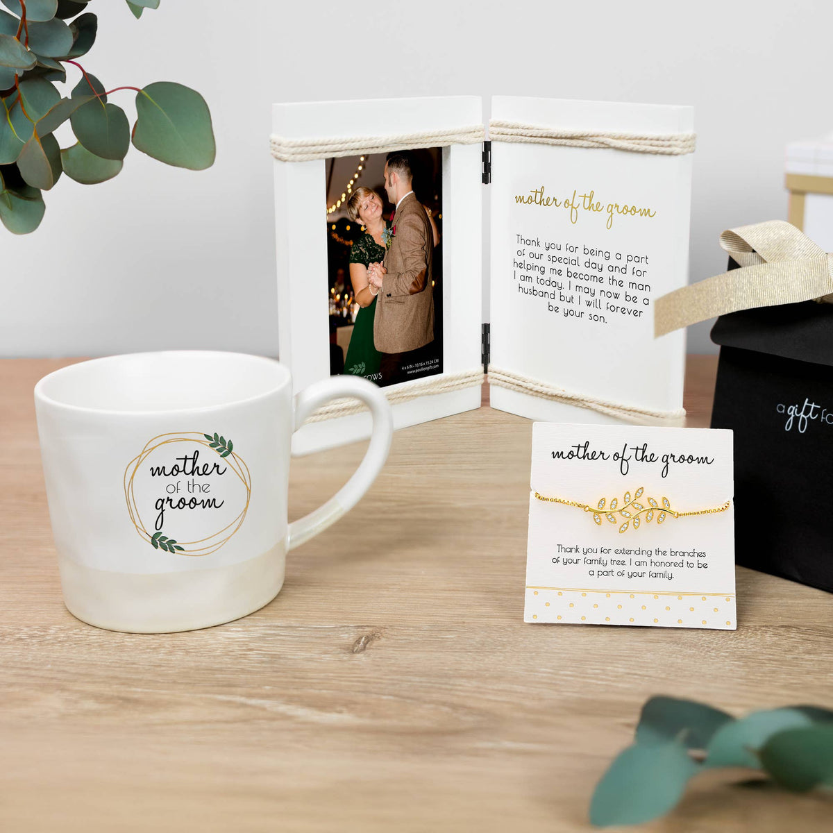 Mother Of The Groom - 5.5" x 7.5" Hinged Sentiment Frame