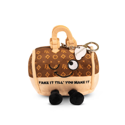 Handbag "Fake It" Plush Bag Charm  Soft Toy Funny Cute Gift