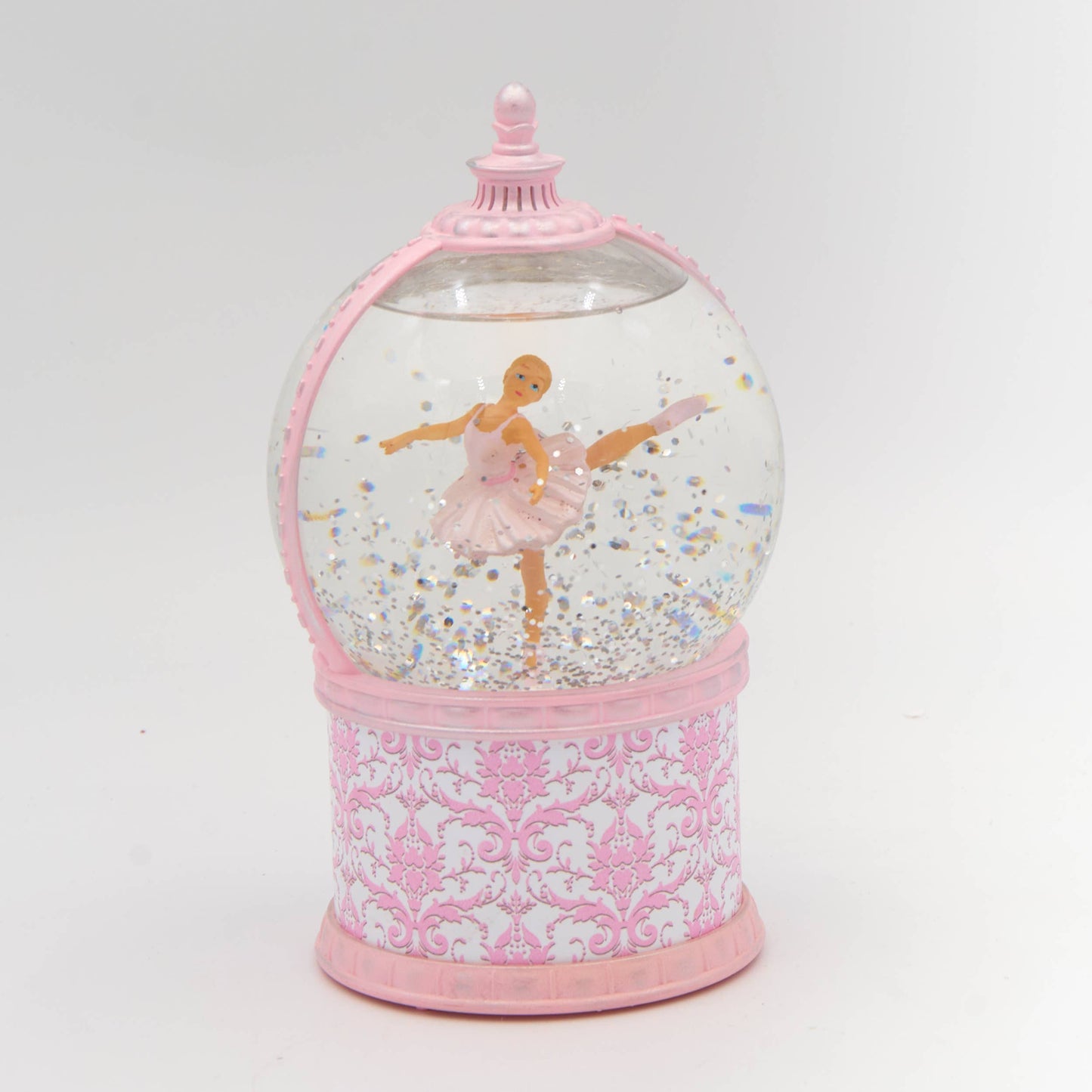 Musical LED Swirl Ballet Glitterdome
