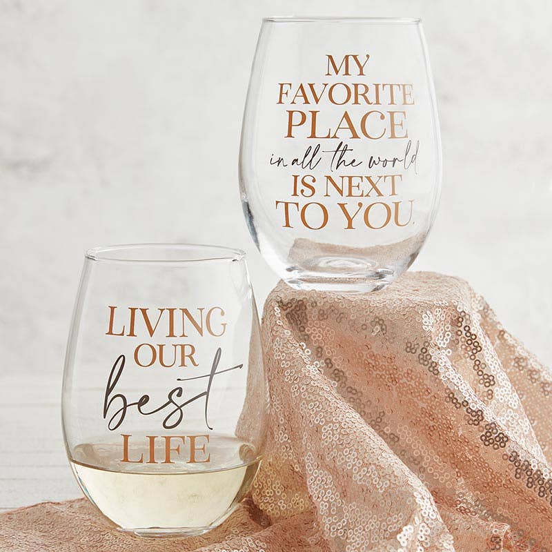Stemless Wine Glass - Favorite Place