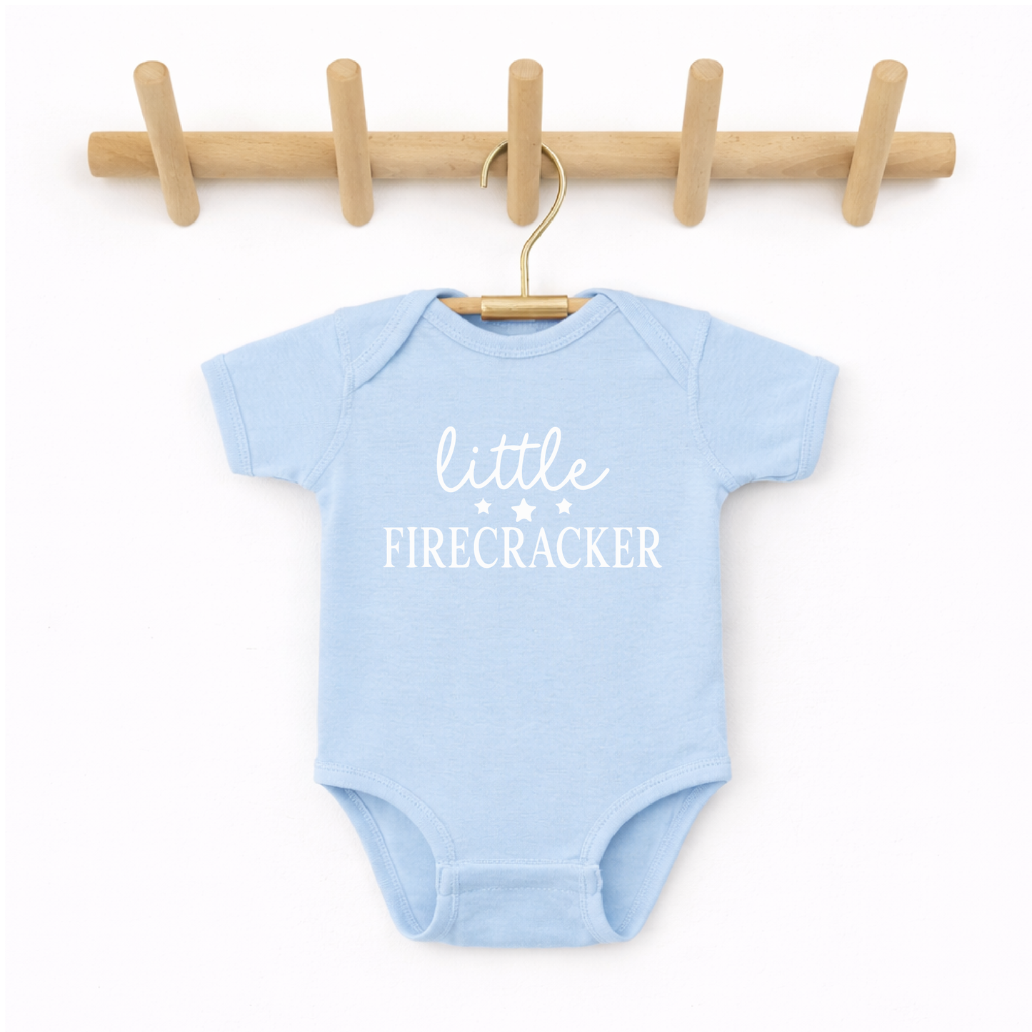 Fourth of July Infant Onesie, Little Firecracker Outfit