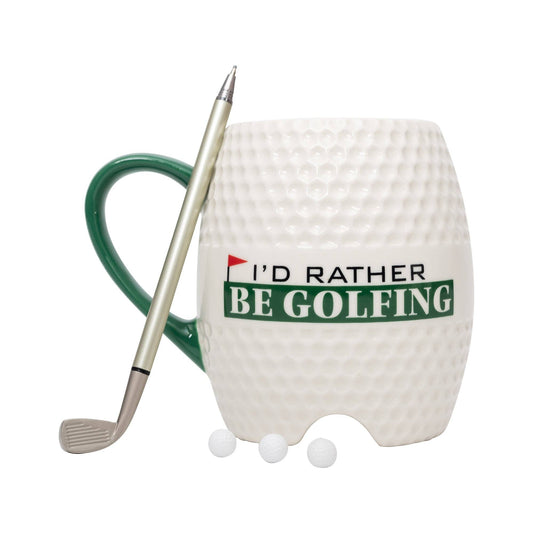 Golf Mug - Rather Be Golfing | Golf Mug & Pen Set