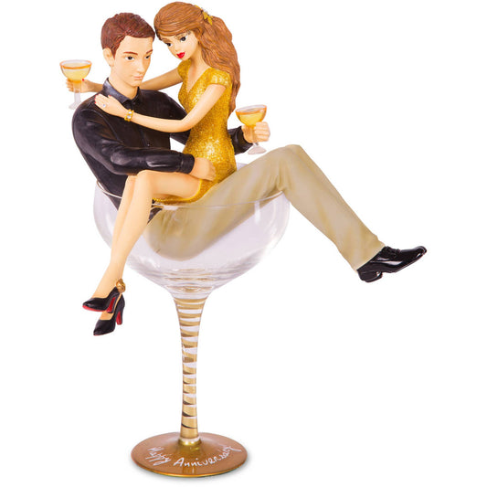 Happy Anniversary! - 11.5" Couple in Glass