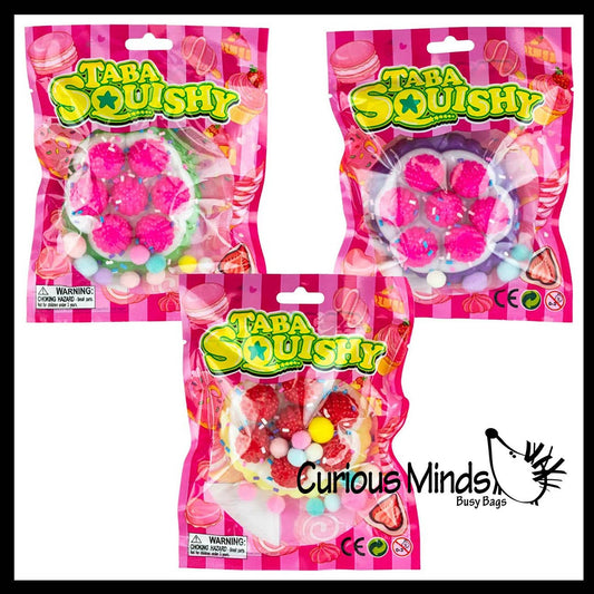 1 Taba Cake Tart Ultra Sticky Toy - Super Sticky Novelty Toy