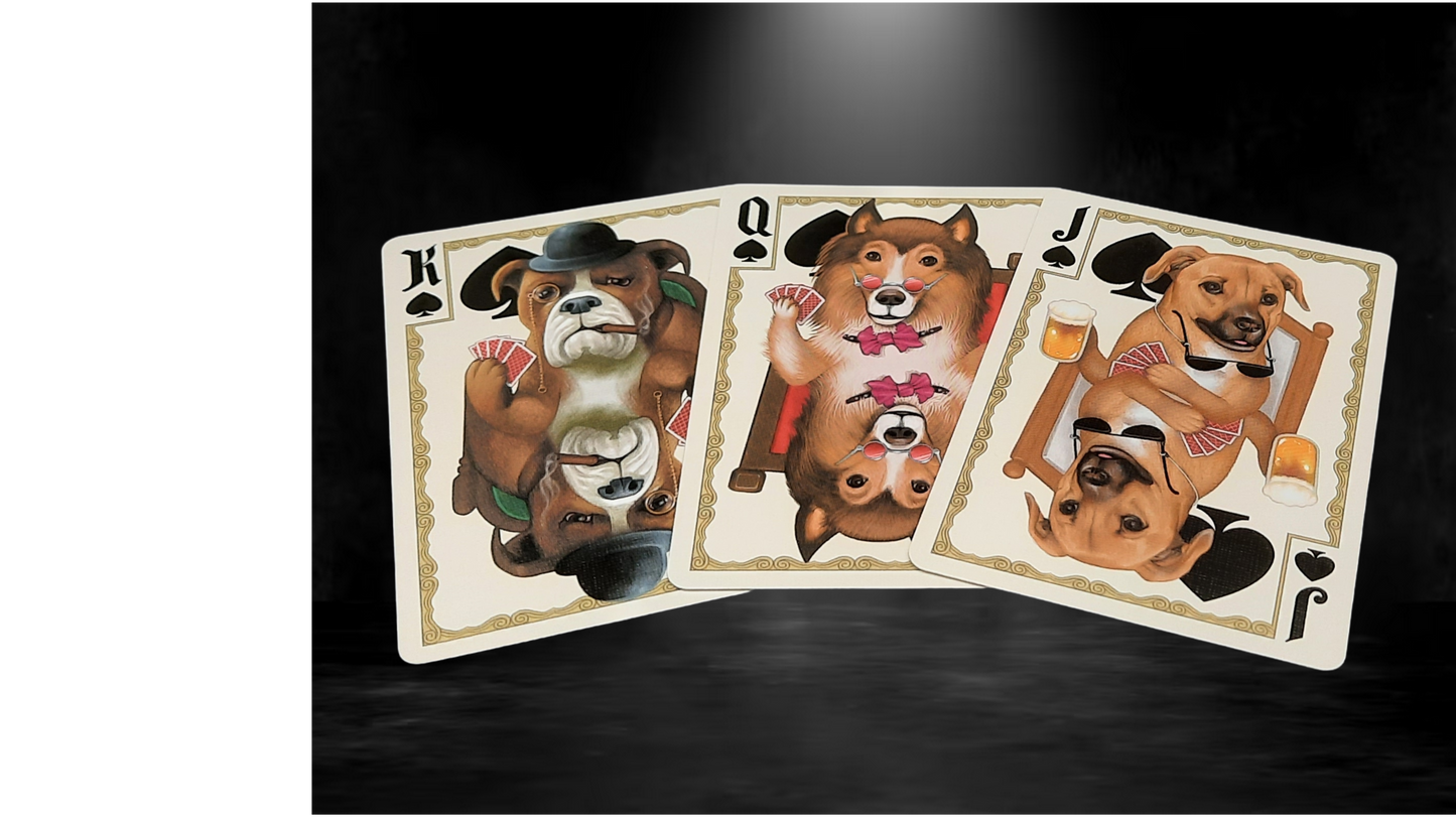 Bicycle Poker Dogs V2 Playing Cards