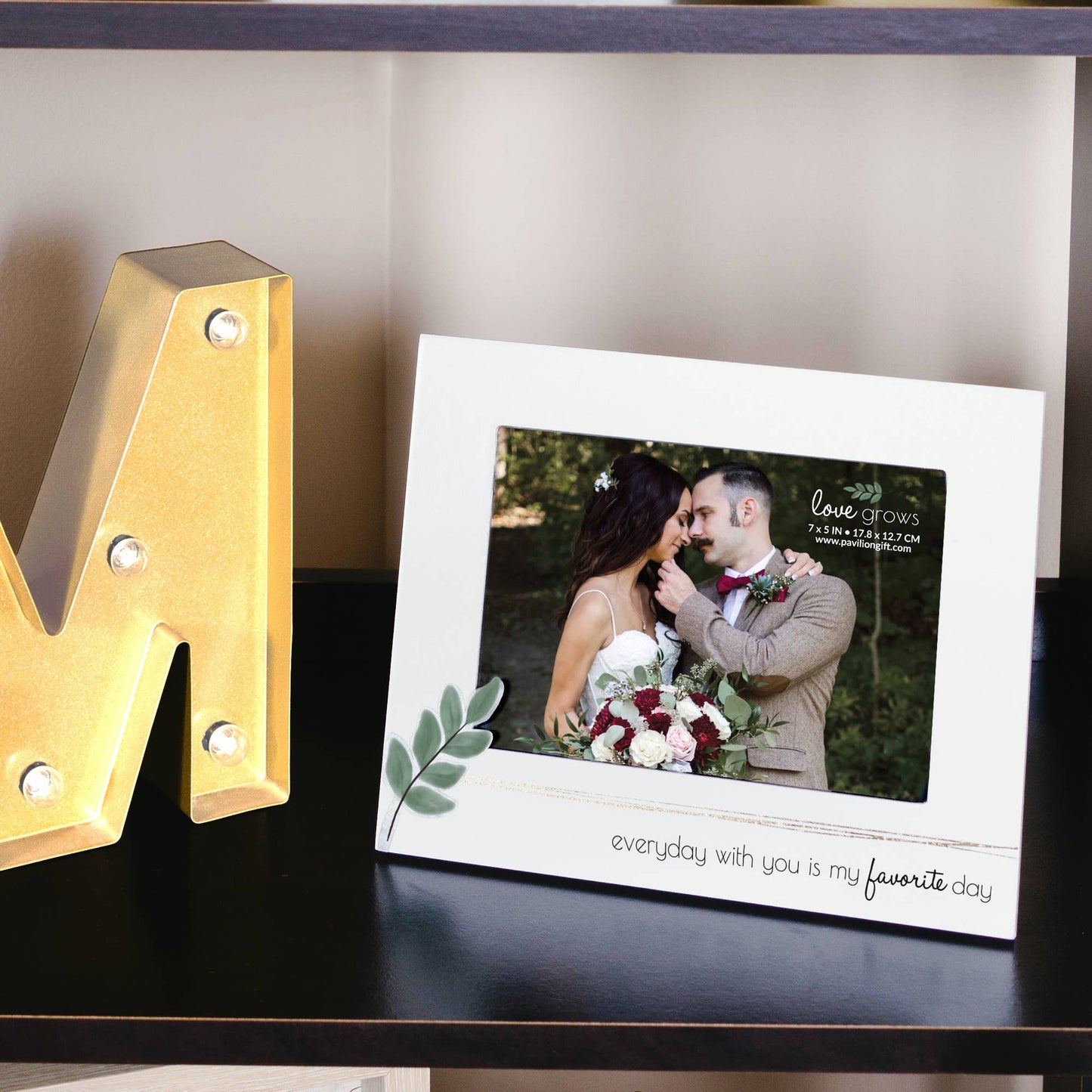 Favorite Day - 9" x 7.25" MDF Frame
(Holds 5" x 7" Photo)