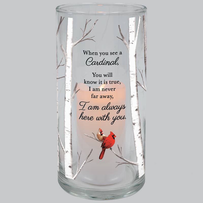 "Cardinal" Hurricane Candle
