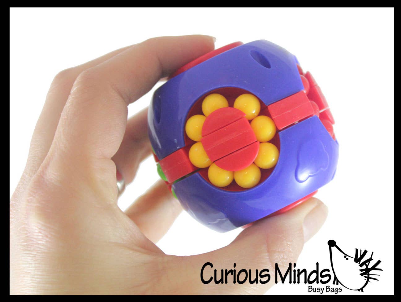 1 Spinner Bean Color Shifting Puzzle - Fun Fidget