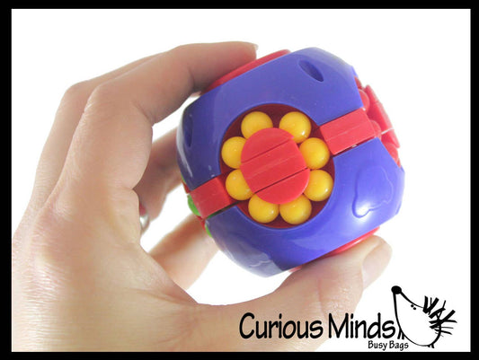 1 Spinner Bean Color Shifting Puzzle - Fun Fidget