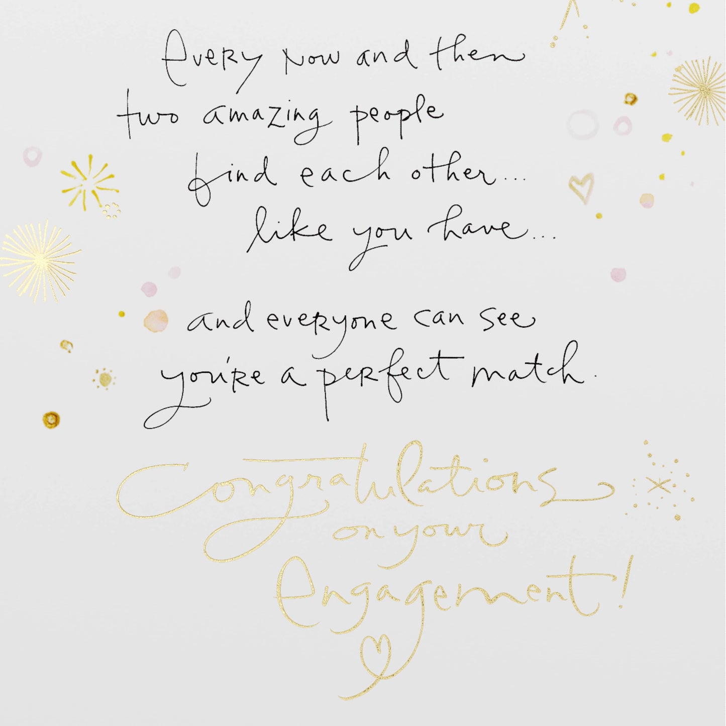 Engagement Card for Bride and Groom (Cheers to Love)