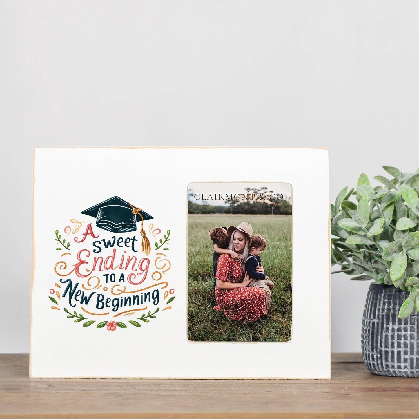 Lily Frame Horizontal-A Sweet Ending To A New Beginning