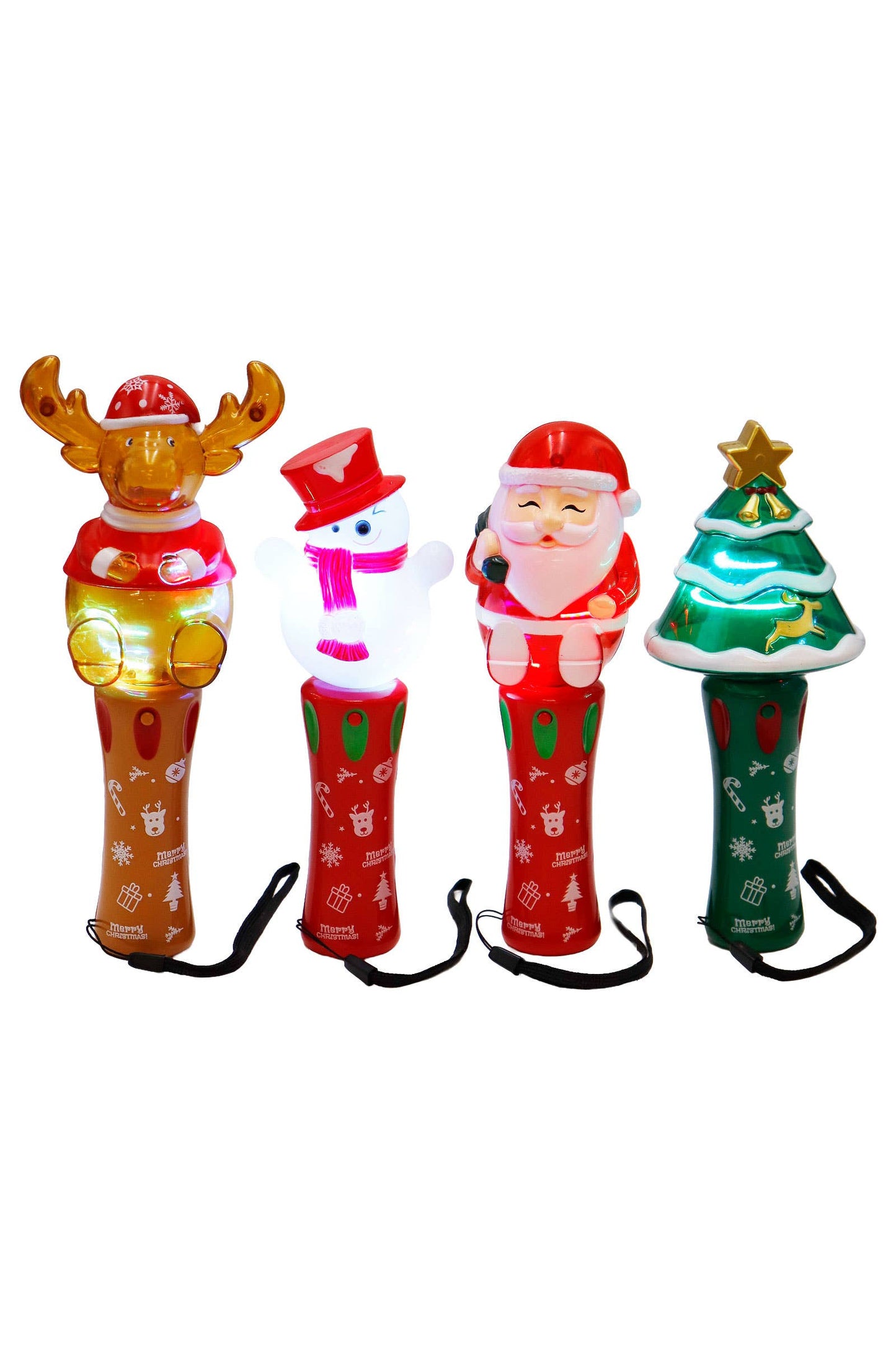 Christmas Spinning Led Light-up Glow Stick Wand