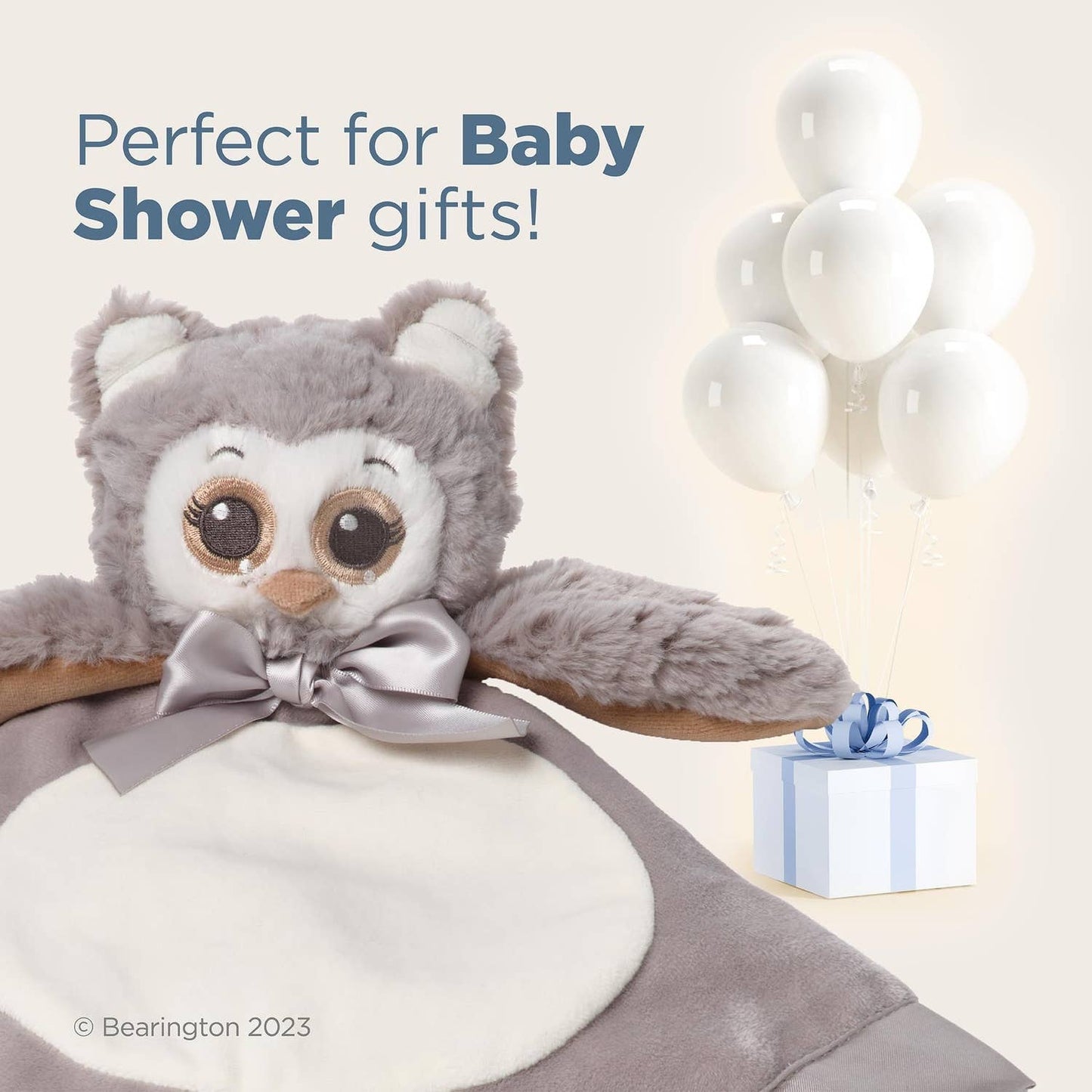 Lil’ Owlie Snuggle Gray Owl Plush