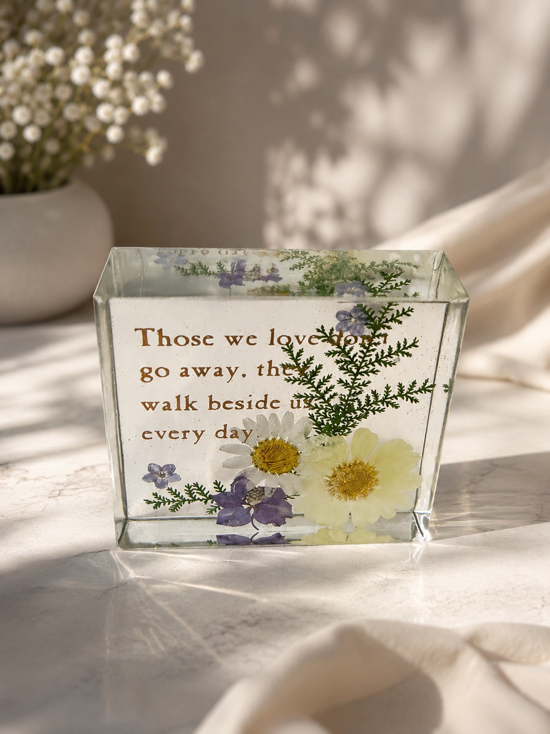 Always in My Heart Real Flower Blocks