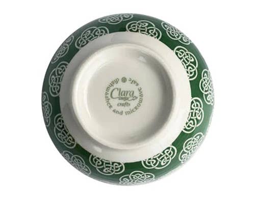 Trellis Shamrock Sprig Ceramic Bowl