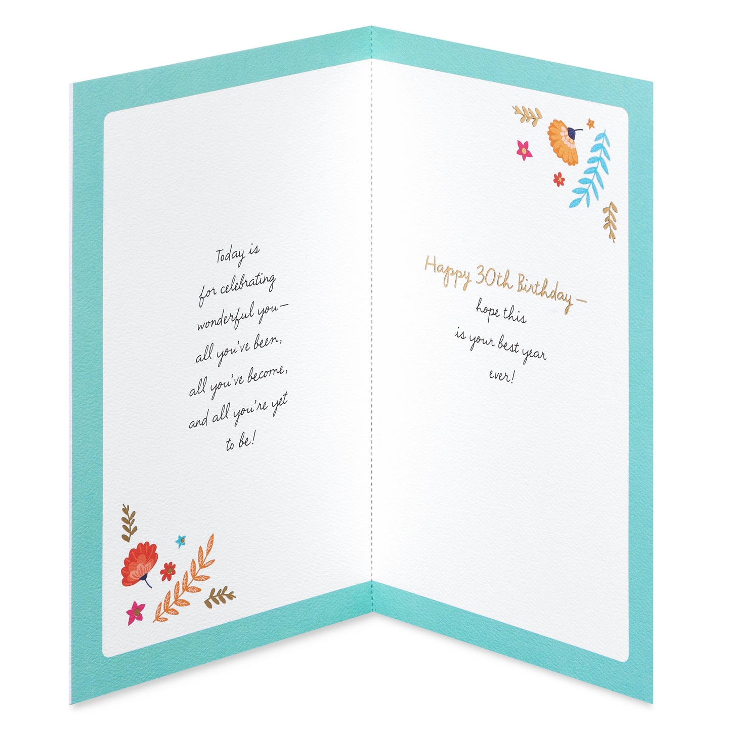 30th Birthday Card for Anyone (Best Year Ever)