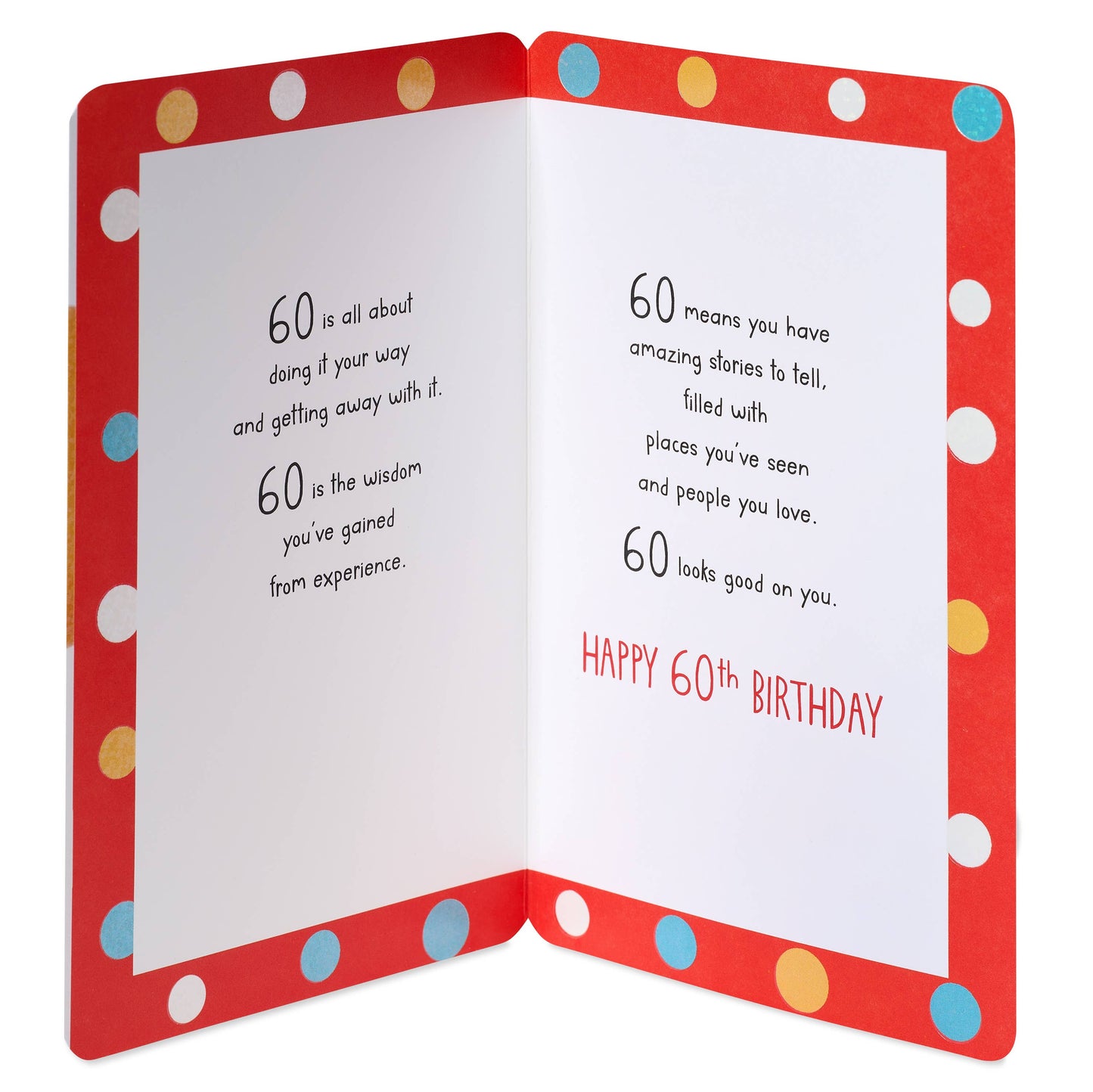 60th Birthday Card for Anyone (Wisdom)