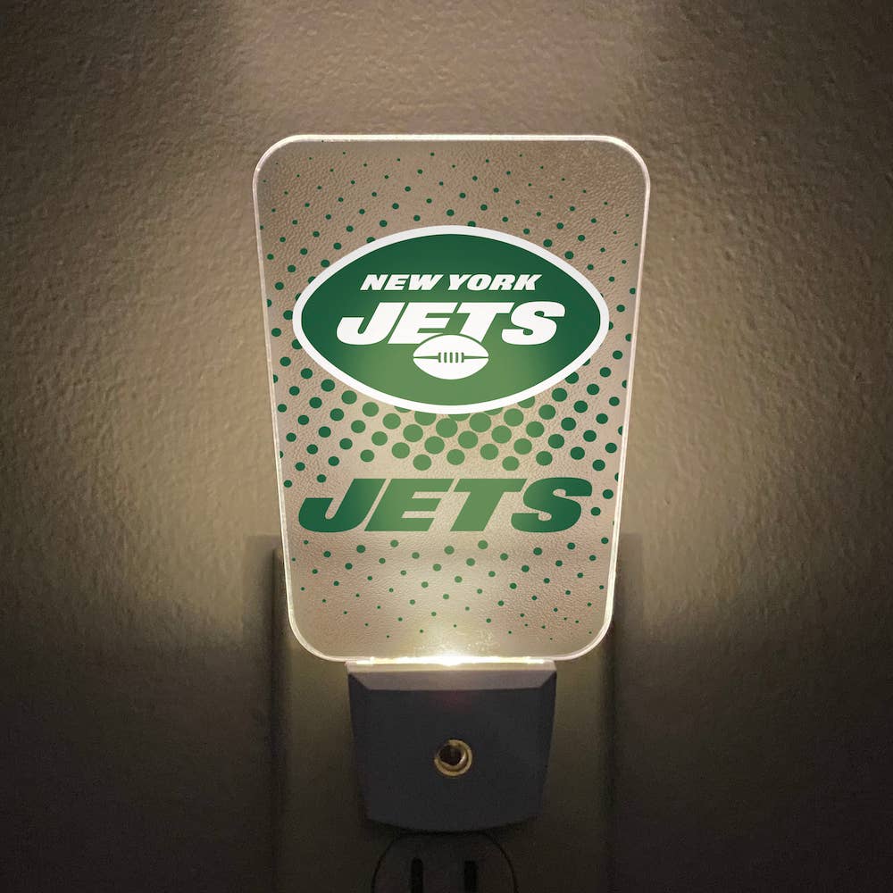 New York Jets Team Frosted Night Light