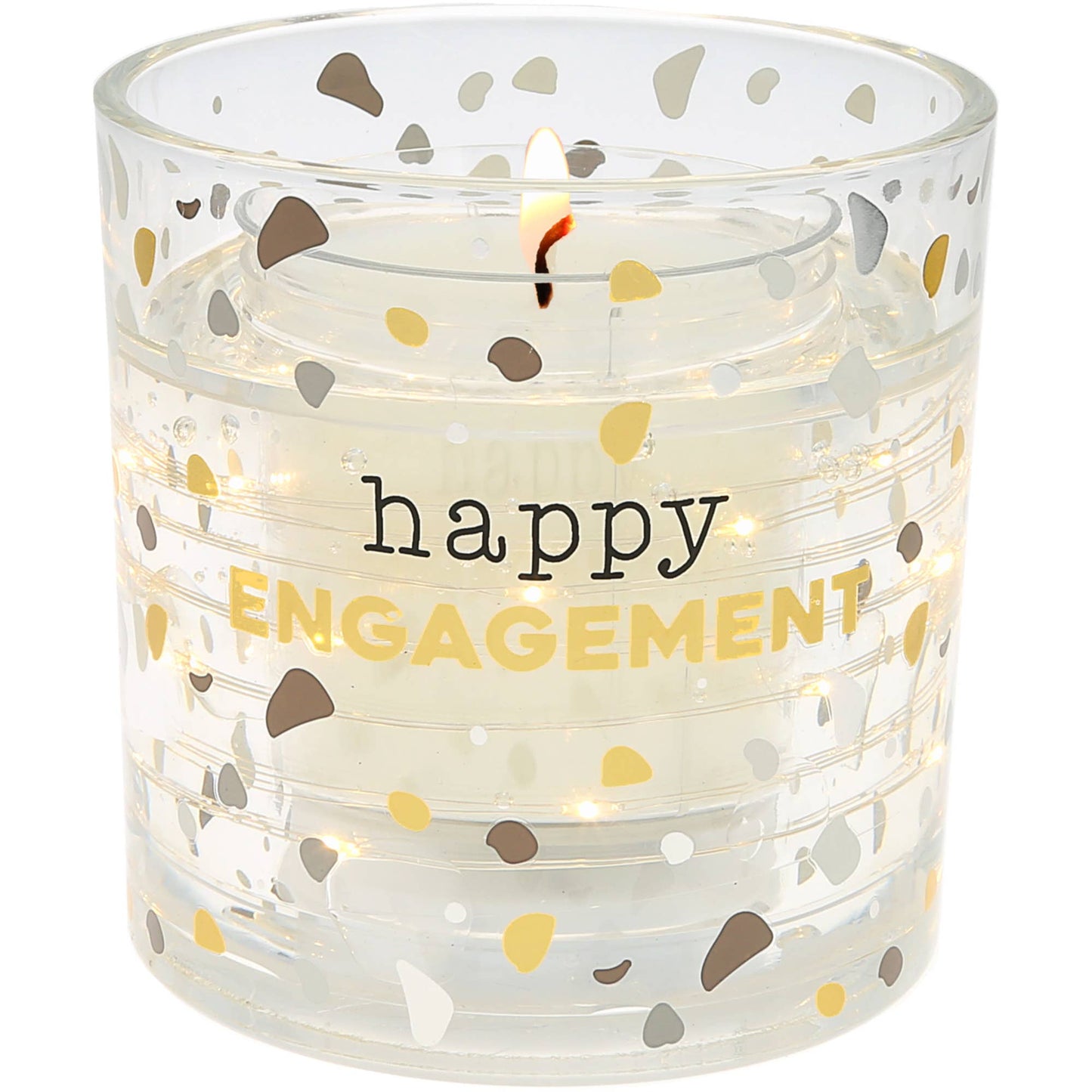 Engagement - 3.5 oz Candle with LED Accents