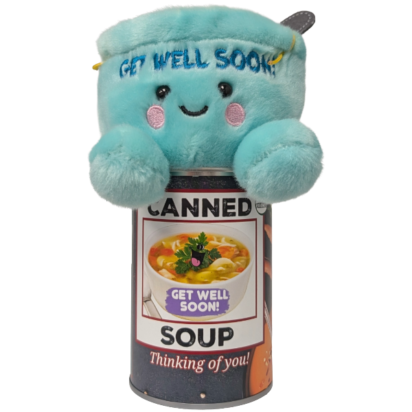 Canned Soup - Chicken Noodle - Get Well Soon Gift - Plush