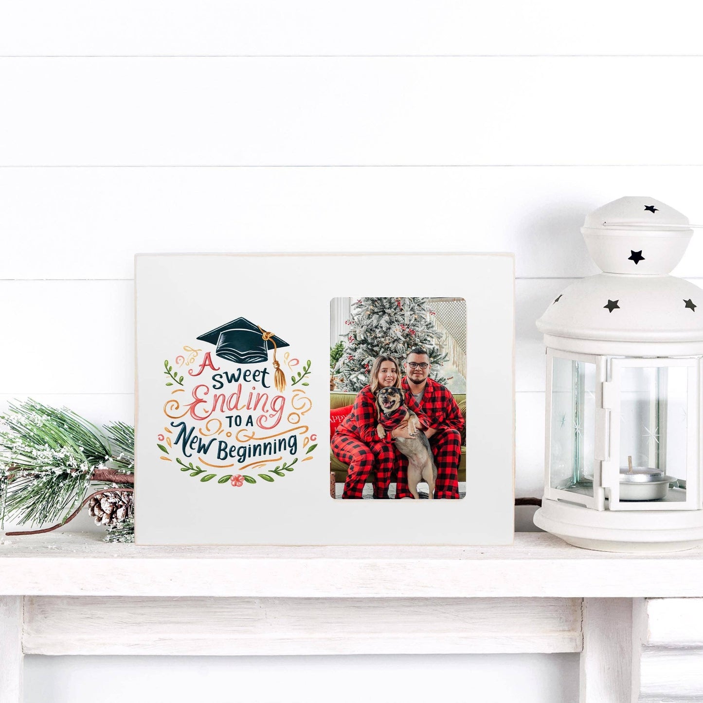 Lily Frame Horizontal-A Sweet Ending To A New Beginning