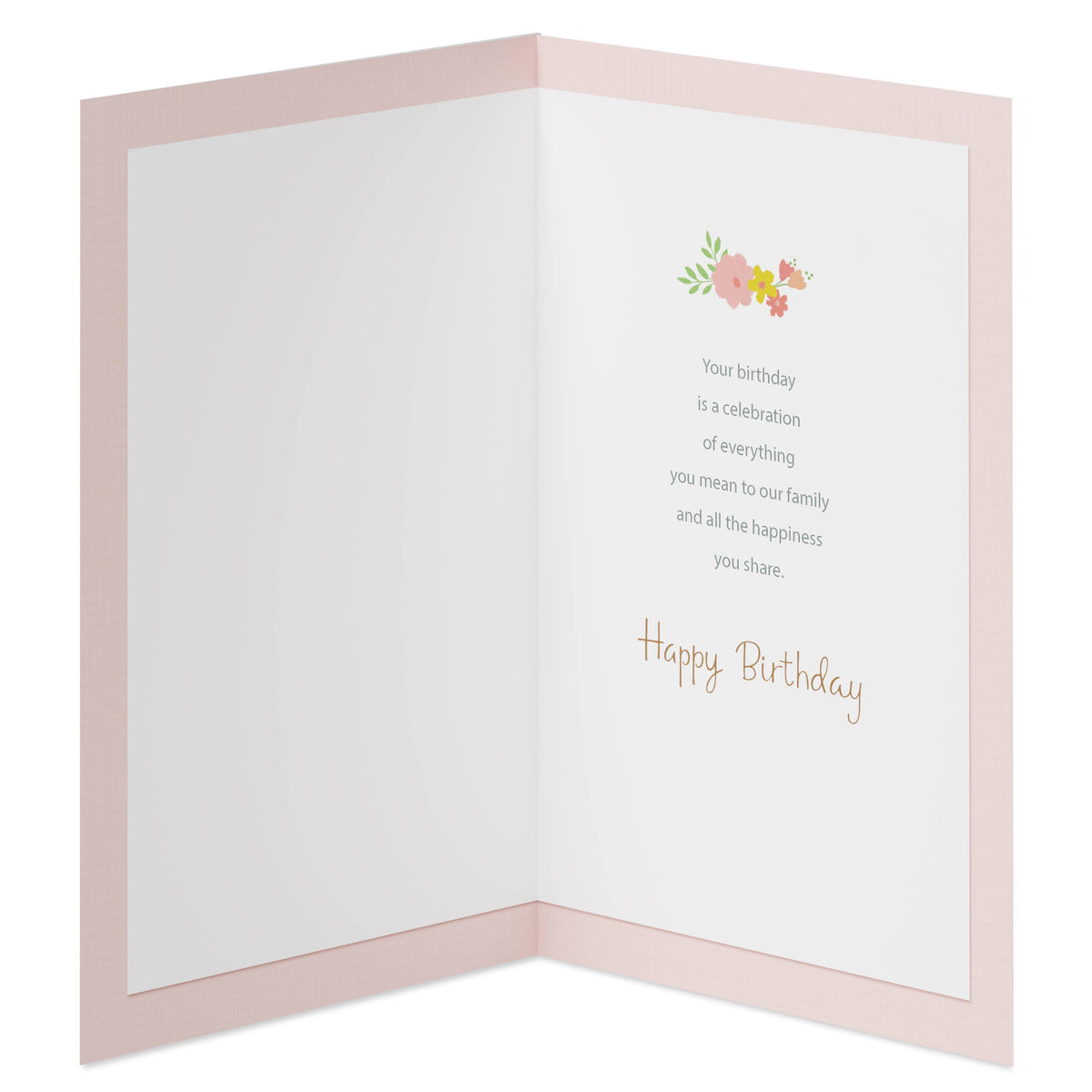 Birthday Card for Grandmother (Floral Cake Celebration)