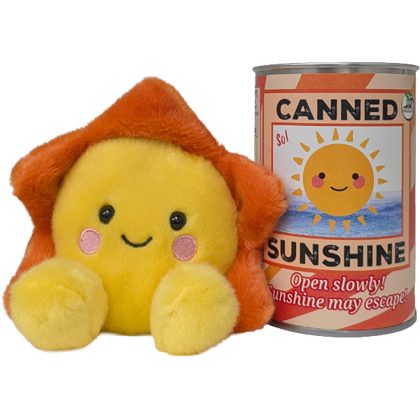 Sol the Canned Sunshine - Eco-Friendly Sun Plush w/Jokes