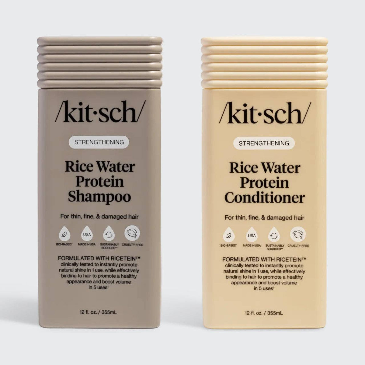 Strengthening Rice Water Shampoo & Conditioner Combo