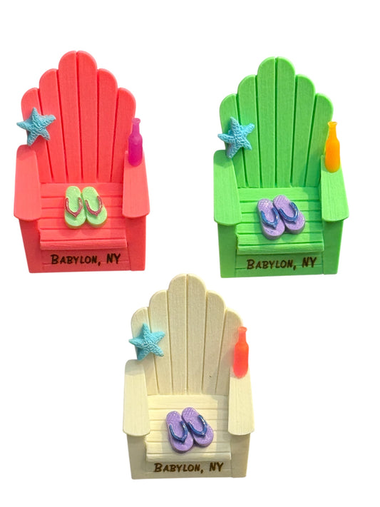 Babylon, NY Beach Chair Magnet