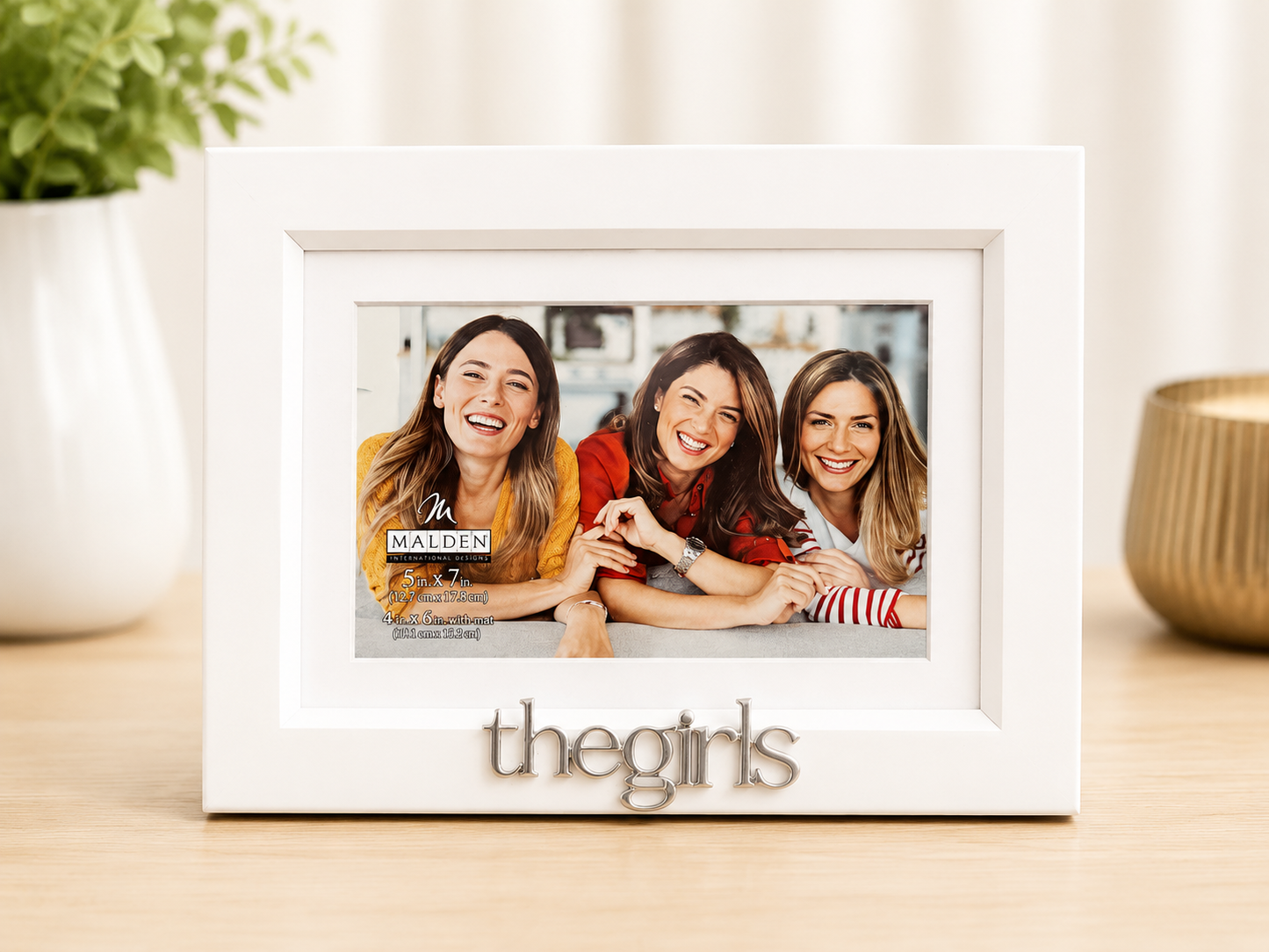 The Girls White Picture Frame 4x6/5x7