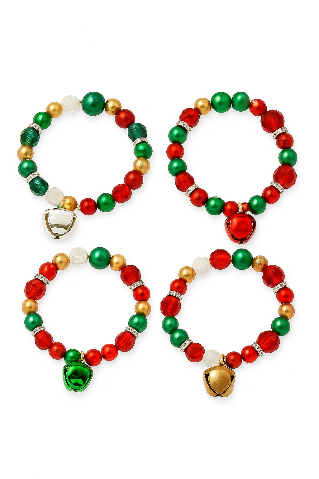 Beaded Jingle Bell Bracelet