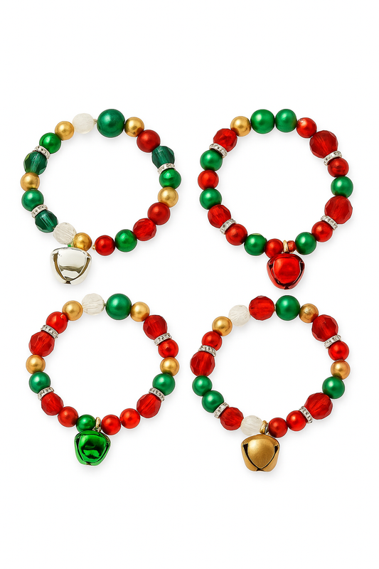 Beaded Jingle Bell Bracelet
