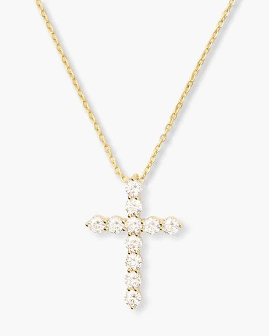 "Oh She Fancy" Small Cross Pendant