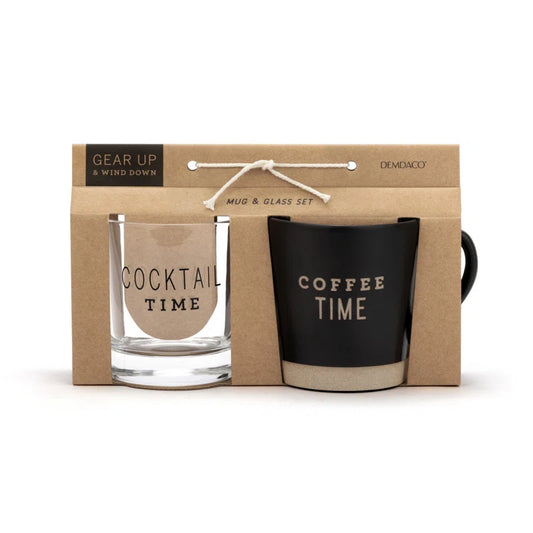 Dad Duty-Mug and Rocks Glass Set