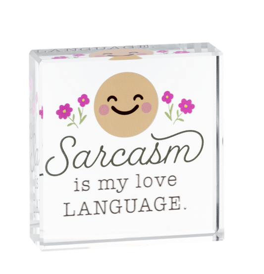 Glass Block Sarcasm